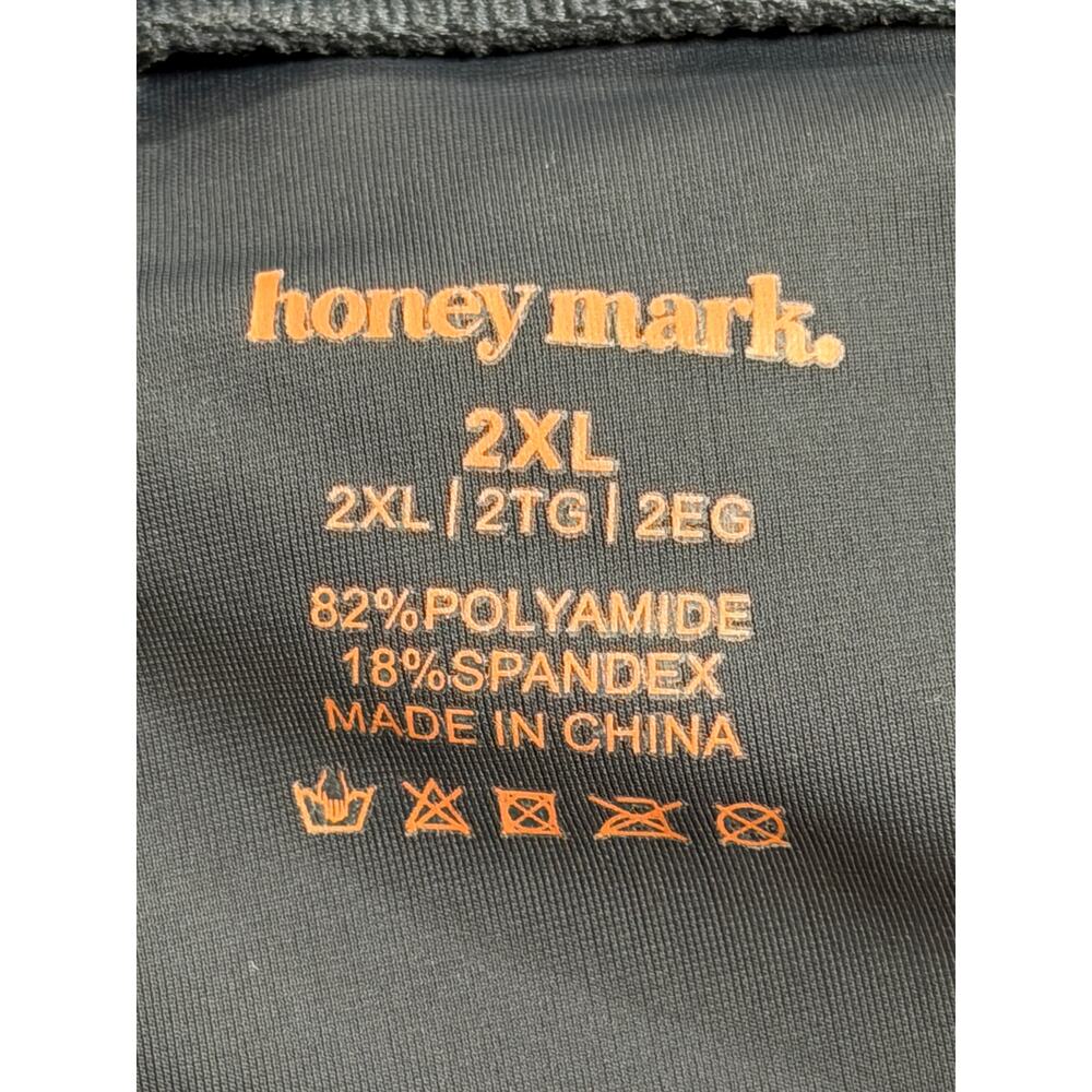 Honey Mark Black Skort Women’s 2XL NWT A-Line Athletic Pull-On Stretch Swim - Picture 8 of 11
